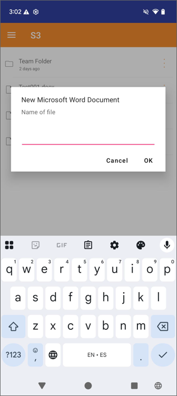 upload ms doc