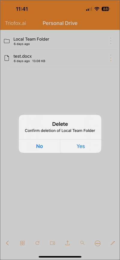 Delete