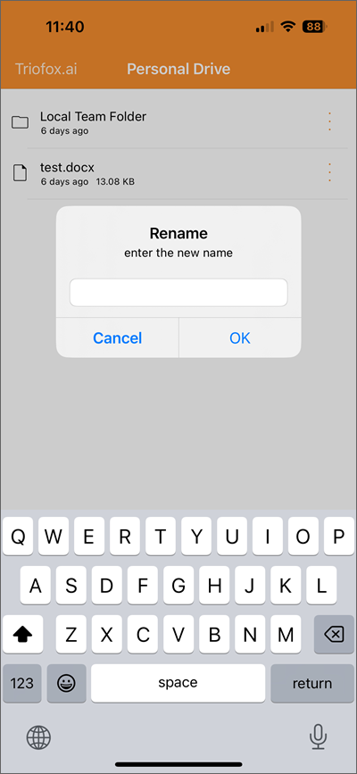 Rename