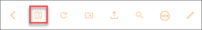 Files and folder icon view