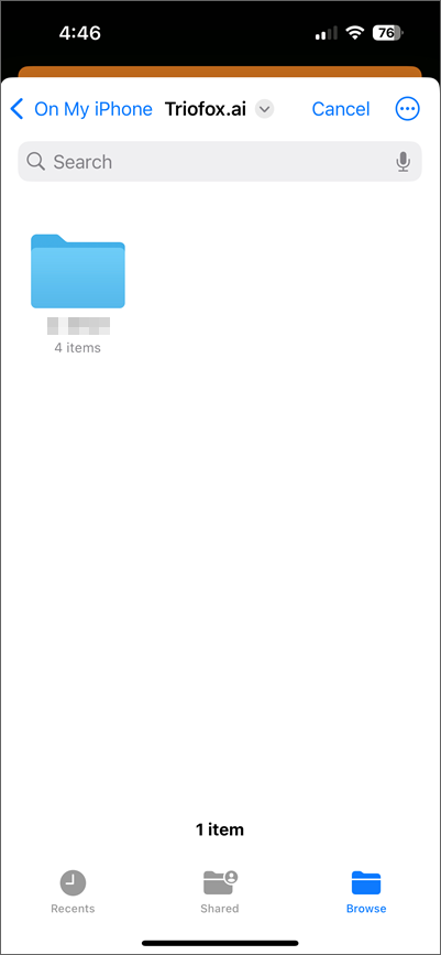 upload from device