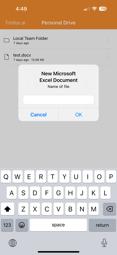 upload ms doc