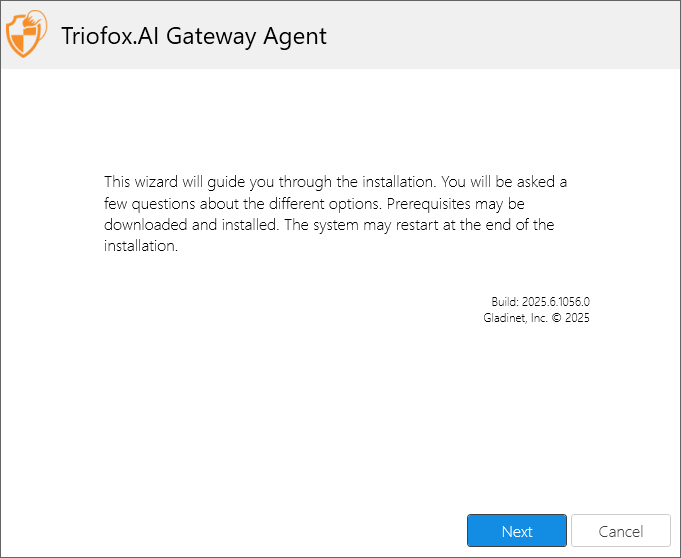 Triofox.ai Download and install Gateway Agent