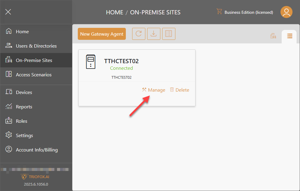 Triofox.ai Download and install Gateway Agent