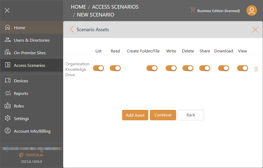 Triofox.ai New Access Scenario - Work from Home