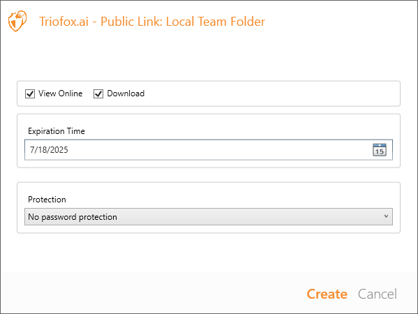 Get Public Link